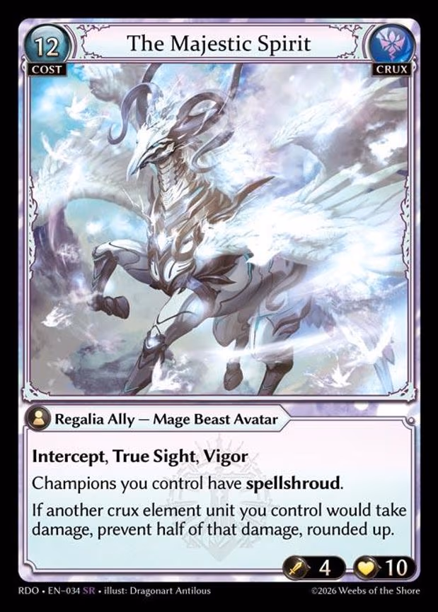 The Majestic Spirit - Super Rare (034)