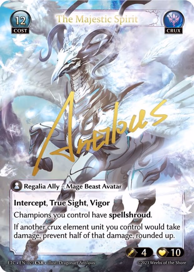The Majestic Spirit - Collector Super Rare (023)