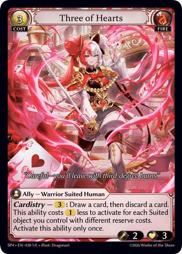 Three of Hearts