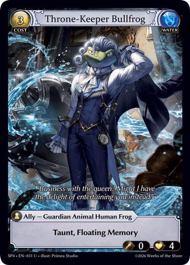 Throne-Keeper Bullfrog - Uncommon (031)
