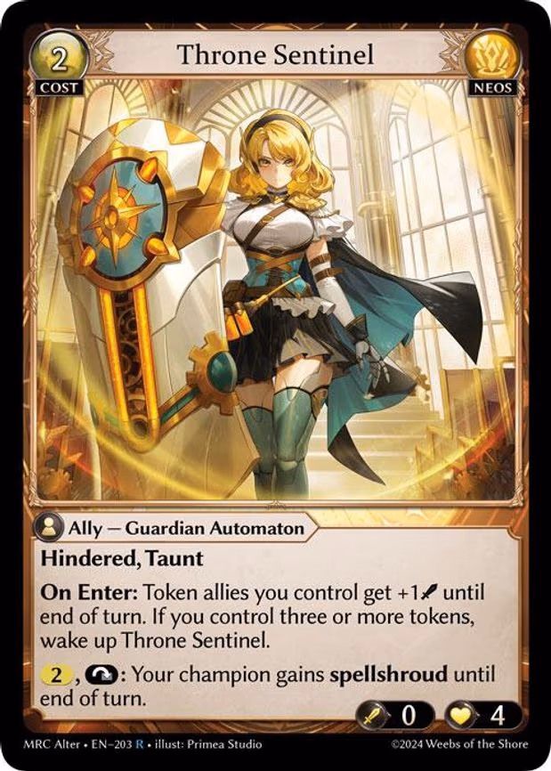 Throne Sentinel - Rare (203)