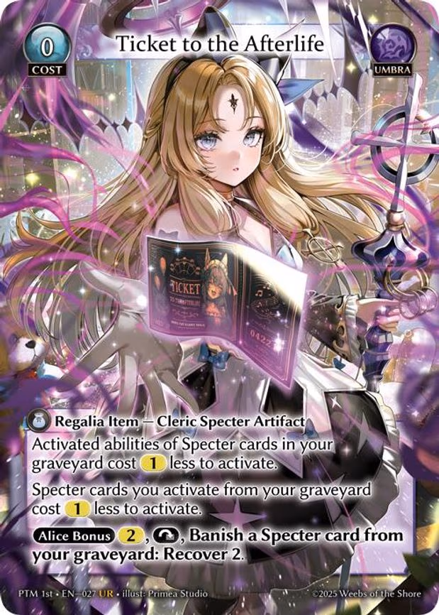 Ticket to the Afterlife
