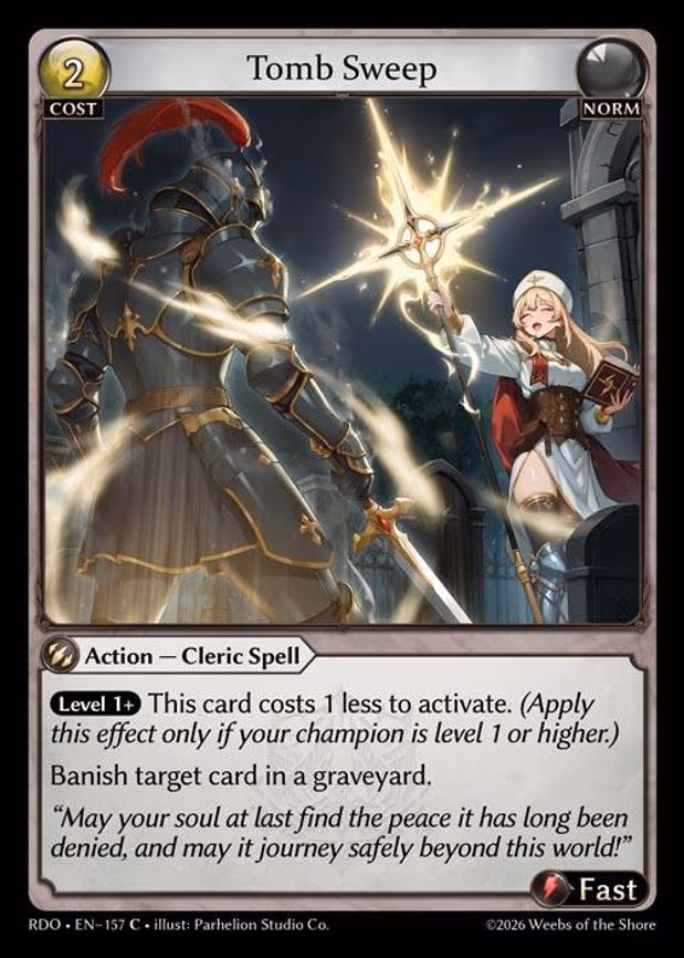 Tomb Sweep - Common (157)