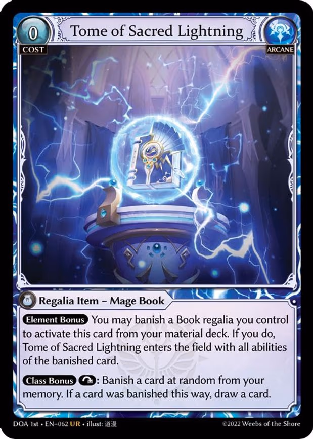 Tome of Sacred Lightning - Ultra Rare (062)