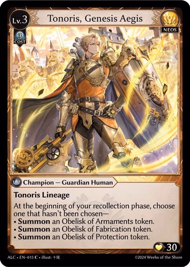 Tonoris, Genesis Aegis - Common (012)