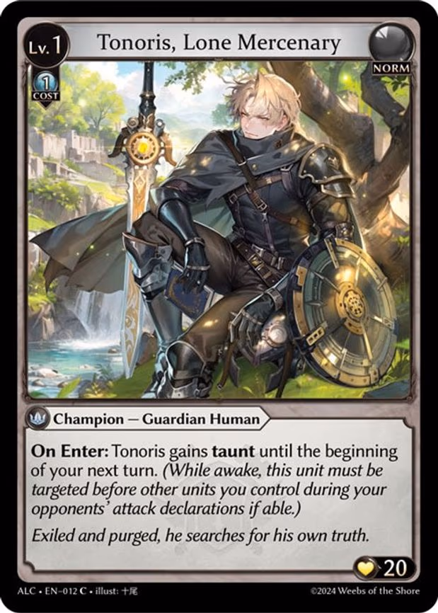 Tonoris, Lone Mercenary - Common (012)