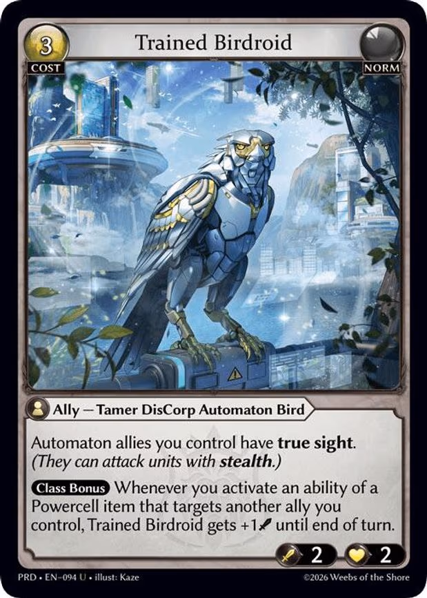 Trained Birdroid - Uncommon (094)