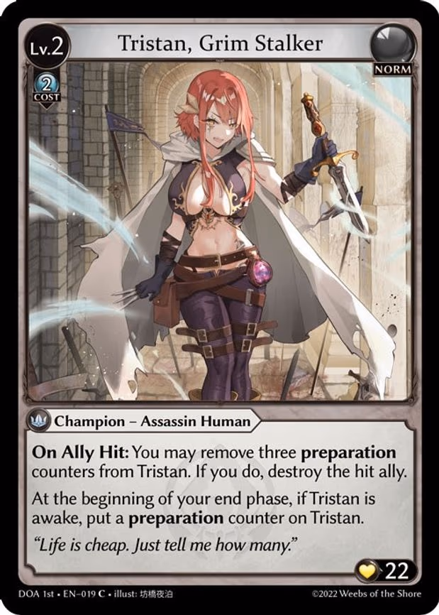 Tristan, Grim Stalker