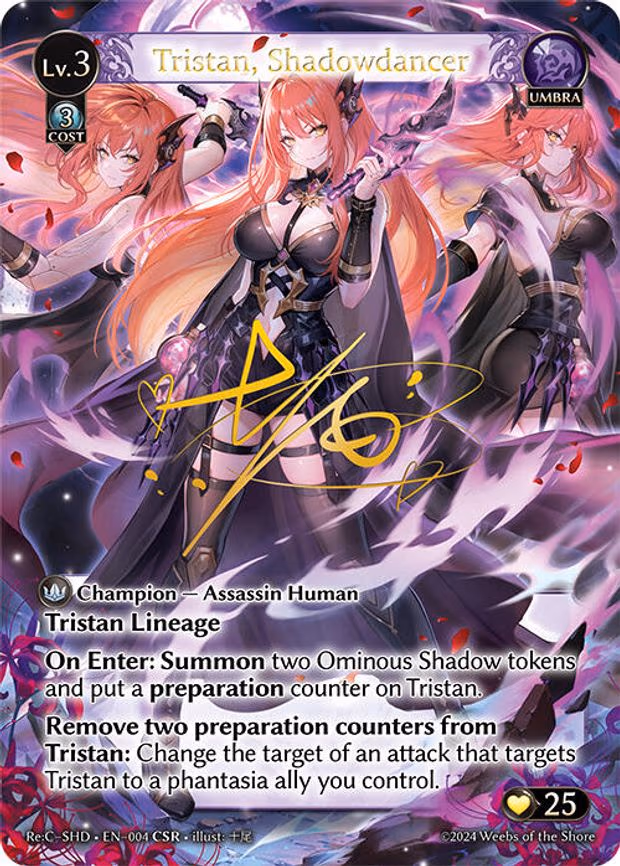 Tristan, Shadowdancer - Collector Super Rare (004)