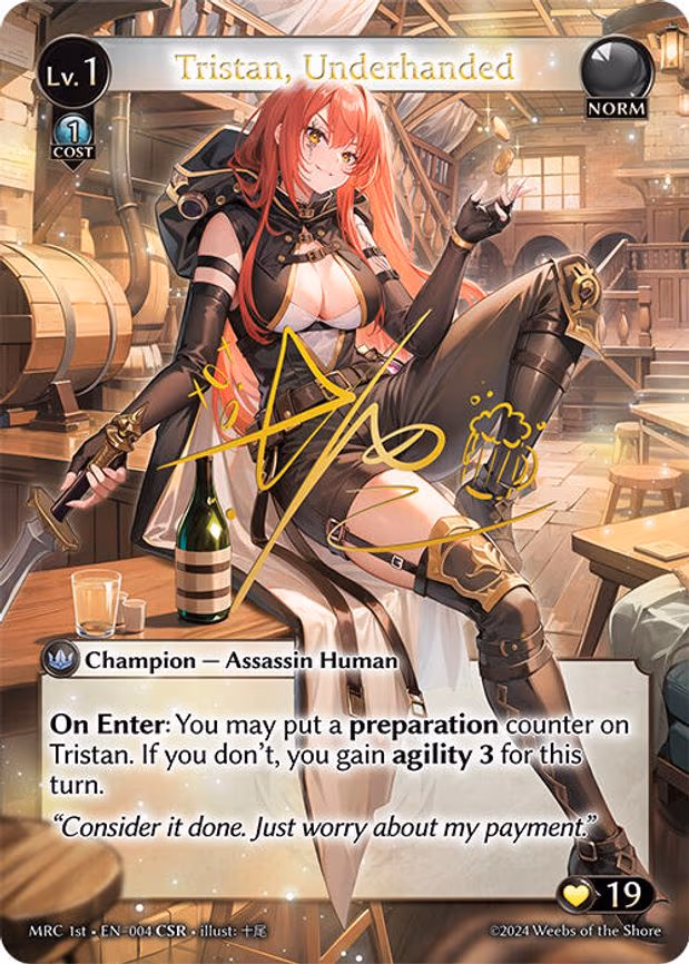 Tristan, Underhanded - Collector Super Rare (004)