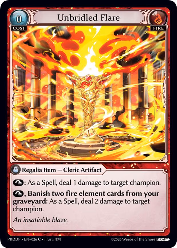 Unbridled Flare - Common (026)