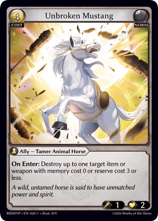 Unbroken Mustang
