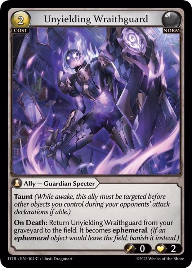 Unyielding Wraithguard - Common (104)