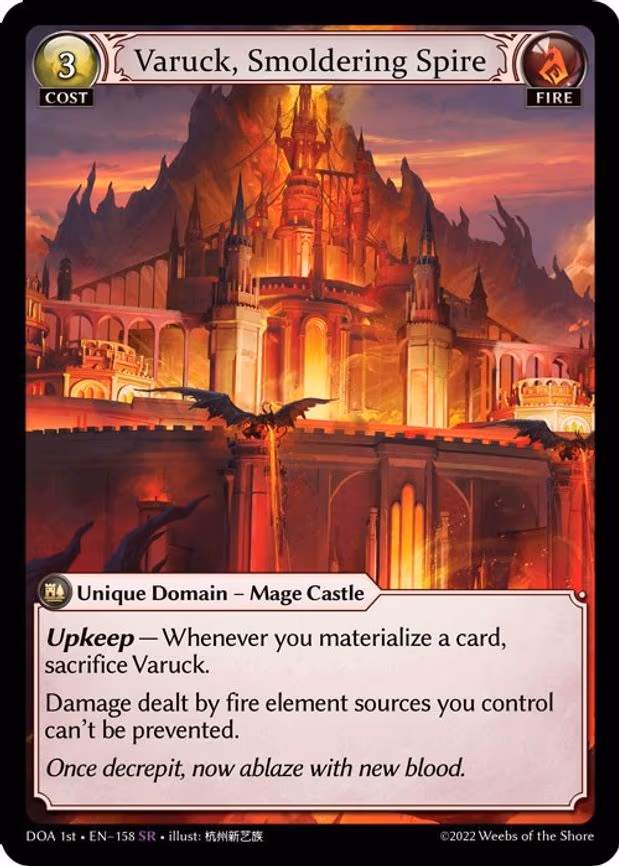 Varuck, Smoldering Spire