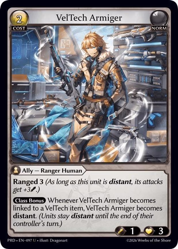 VelTech Armiger - Uncommon (097)