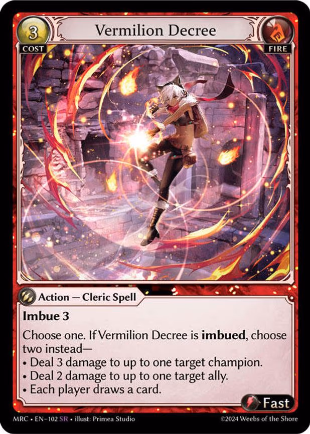Vermilion Decree - Super Rare (102)