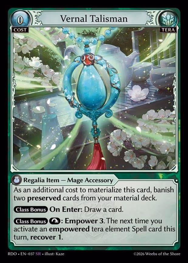 Vernal Talisman - Super Rare (037)