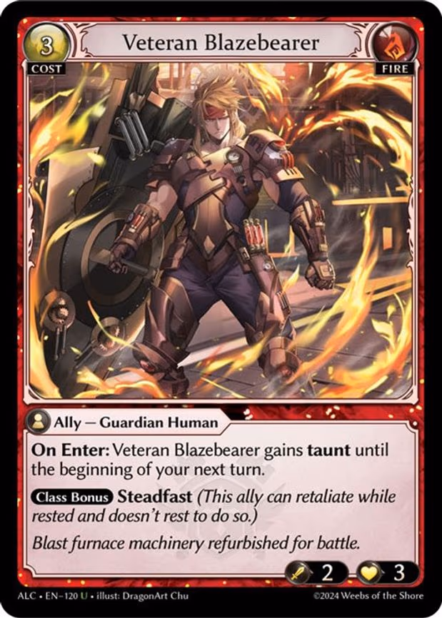 Veteran Blazebearer - Uncommon (120)