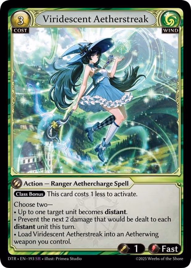 Viridescent Aetherstreak - Super Rare (193)