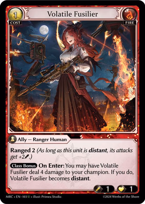 Volatile Fusilier - Uncommon (103)