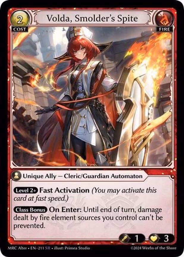 Volda, Smolder's Spite - Super Rare (211)