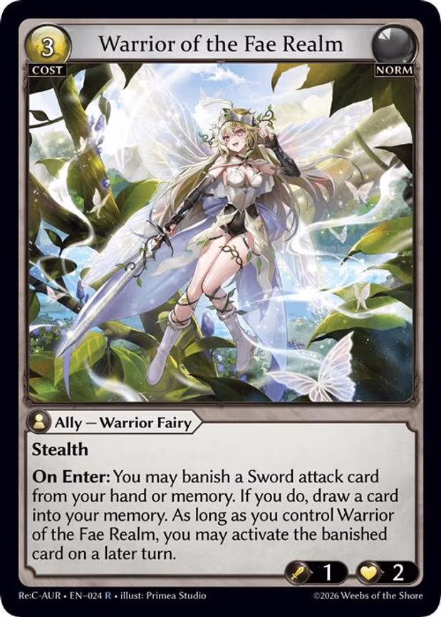 Warrior of the Fae Realm - Rare (024)