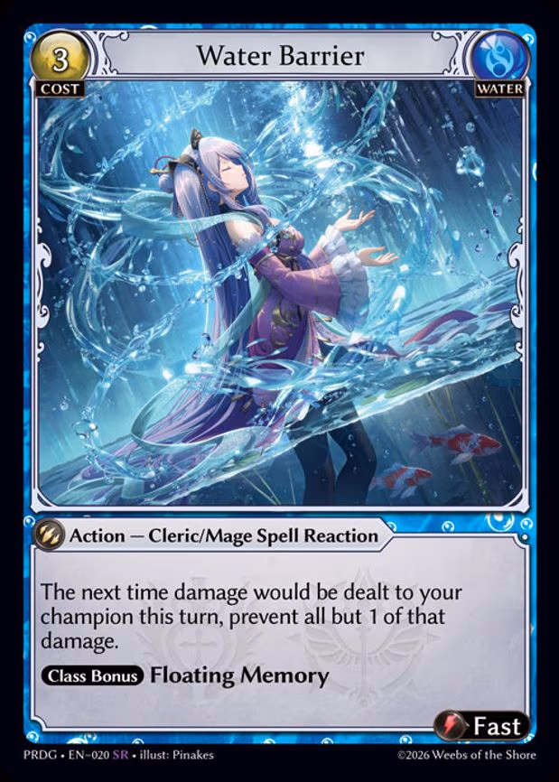 Water Barrier - Super Rare (020)