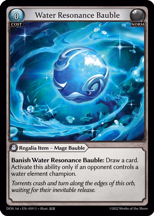 Water Resonance Bauble - Uncommon (059)