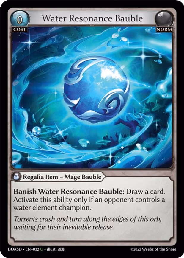Water Resonance Bauble - Uncommon (032)