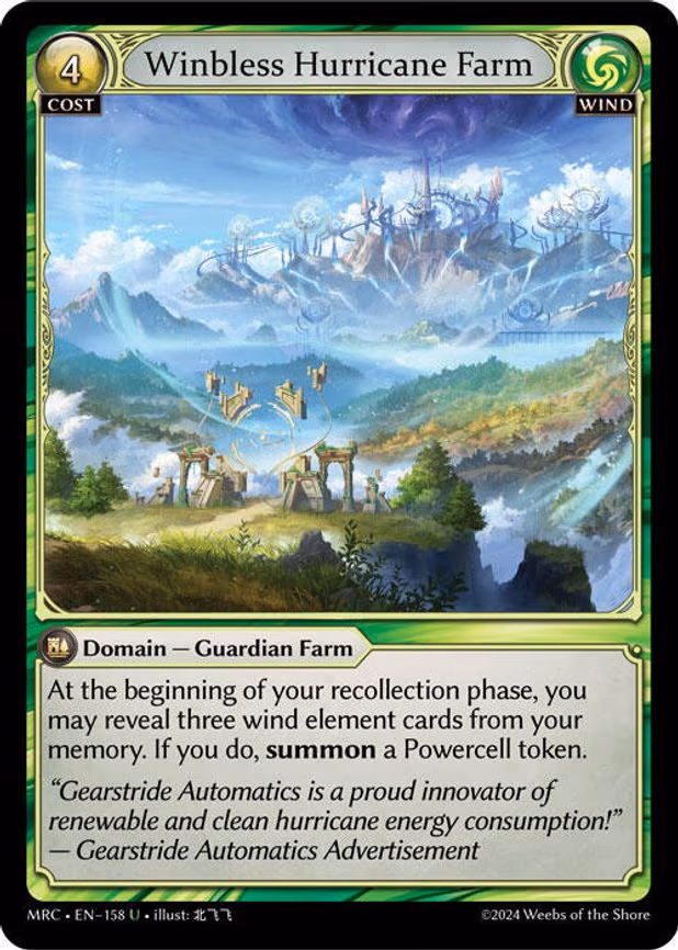 Winbless Hurricane Farm - Uncommon (158)