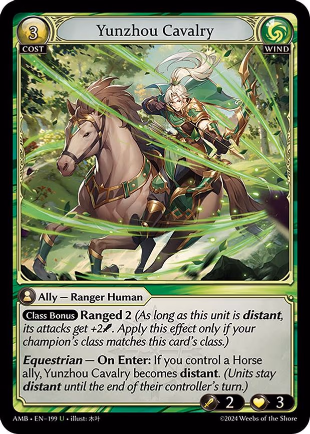 Yunzhou Cavalry - Uncommon (199)