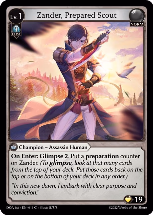 Zander, Prepared Scout - Common (013)