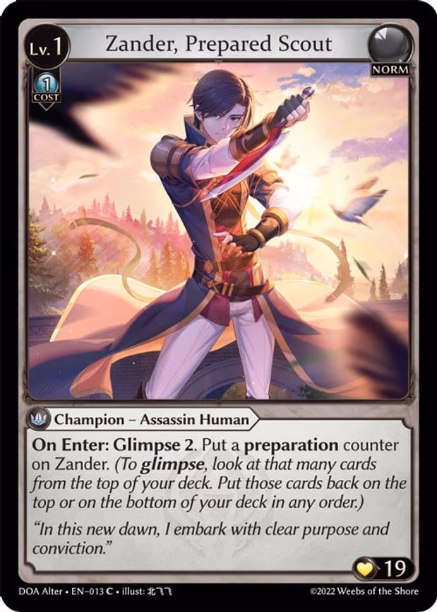 Zander, Prepared Scout - Common (013)