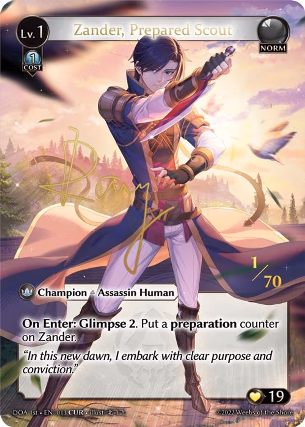 Zander, Prepared Scout - Collector Ultra Rare (013)