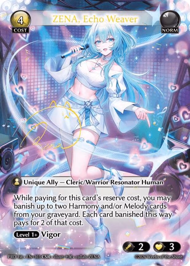 ZENA, Echo Weaver - Collector Super Rare (103)