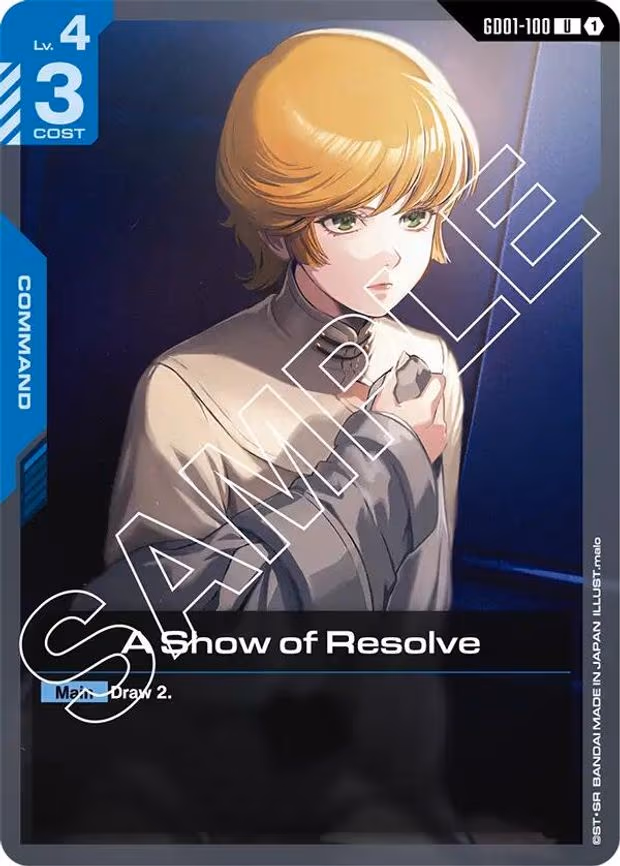 A Show of Resolve