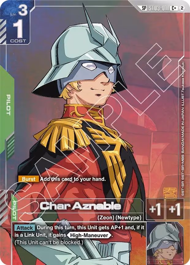 Char Aznable (C+) - C+ (ST03-011)
