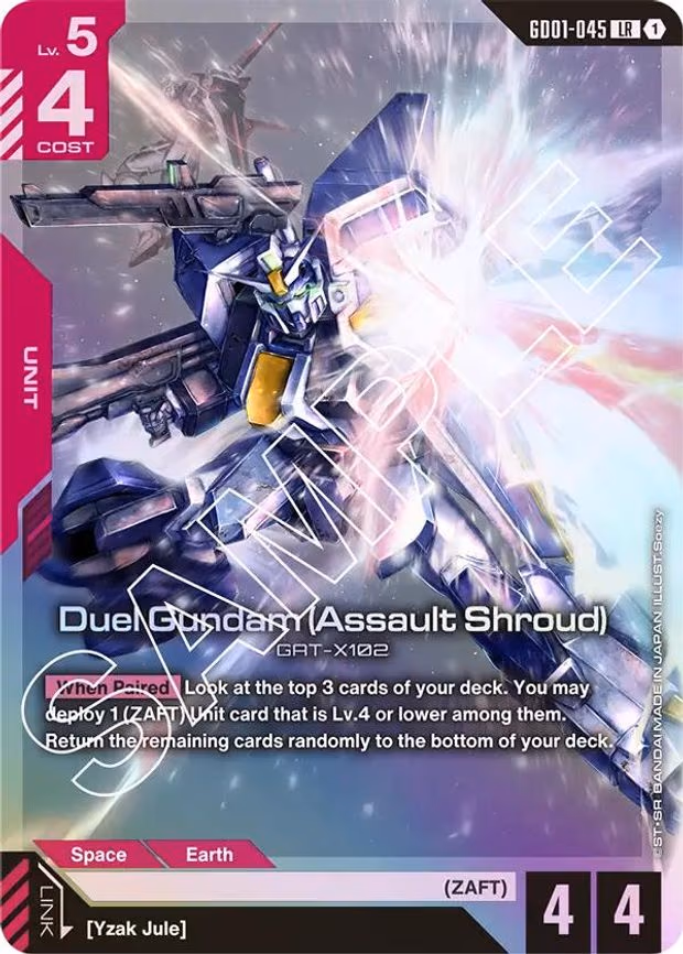 Duel Gundam (Assault Shroud) - Legend Rare (GD01-045)