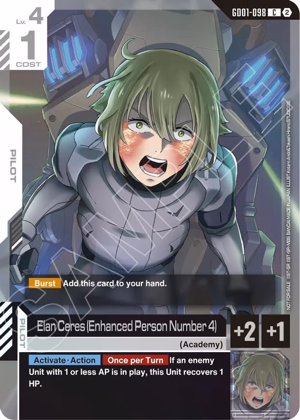 Elan Ceres (Enhanced Person Number 4) - Common (GD01-098)