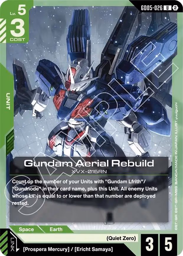 Gundam Aerial Rebuild - Uncommon (GD05-026)