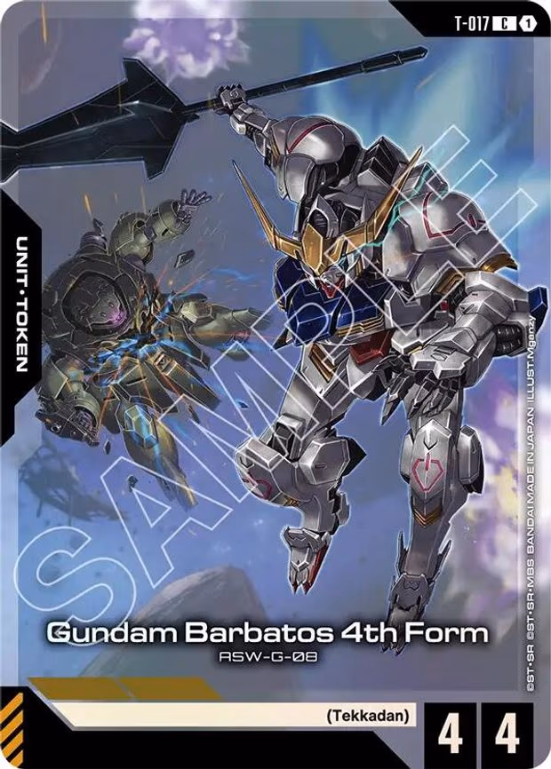 Gundam Barbatos 4th Form (T-017) (Premium Card Collection Gundam Assemble)