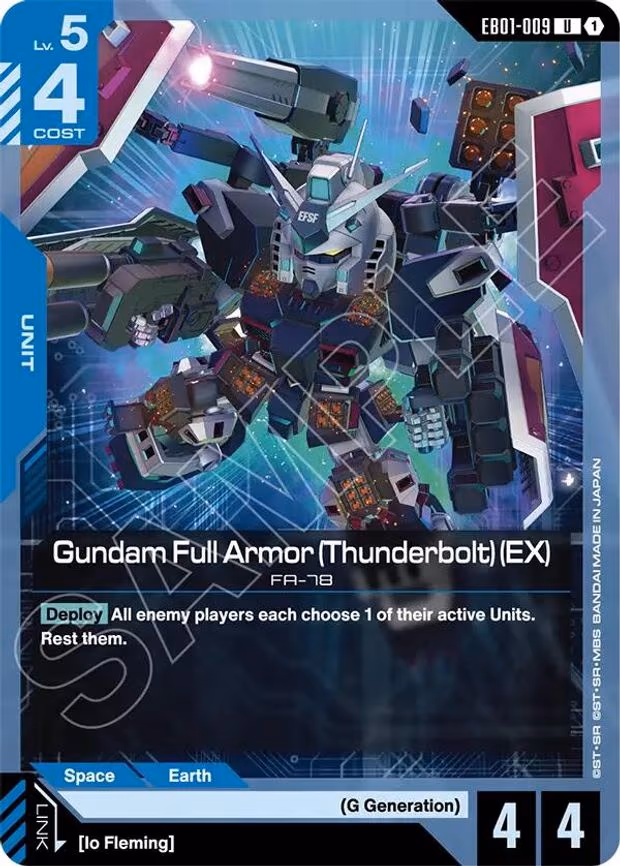 Gundam Full Armor (Thunderbolt) - Uncommon (EB01-009)