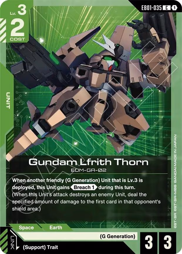Gundam Lfrith Thorn - Common (EB01-035)