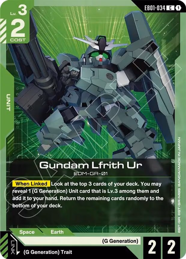 Gundam Lfrith Ur - Common (EB01-034)