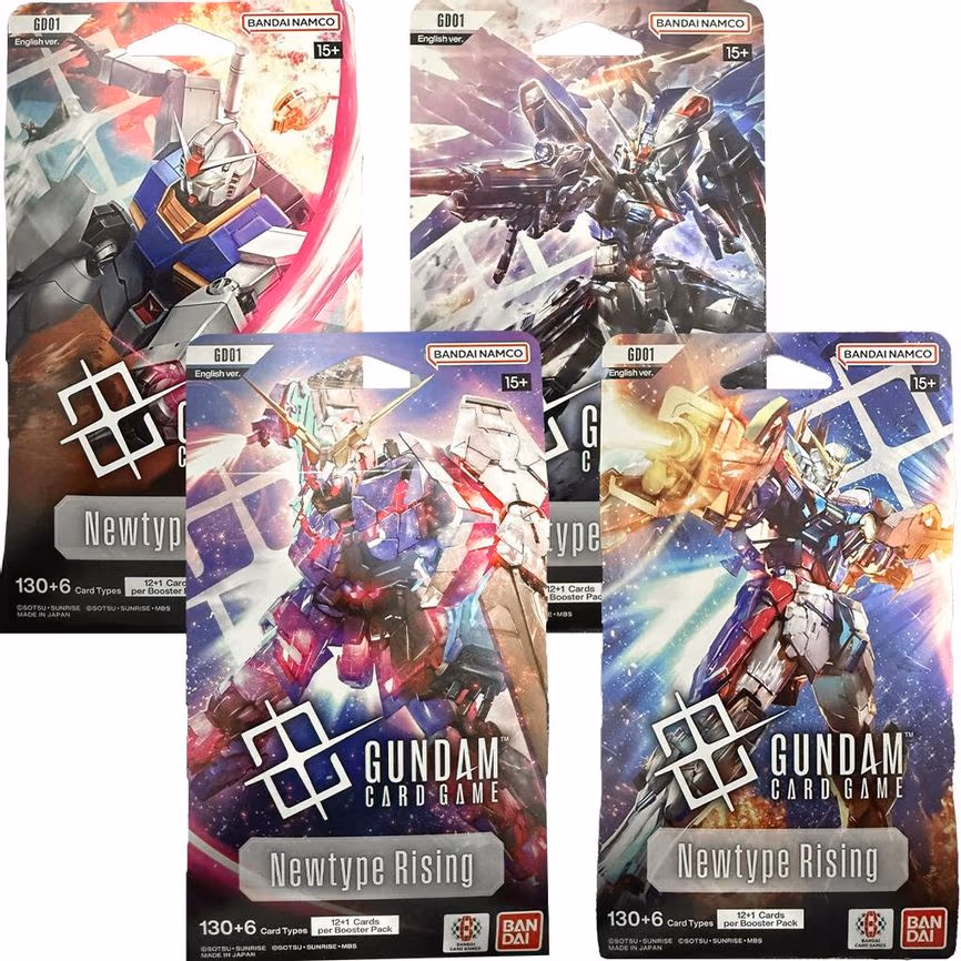 Newtype Rising Sleeved Booster Pack Art Bundle [Set of 4]