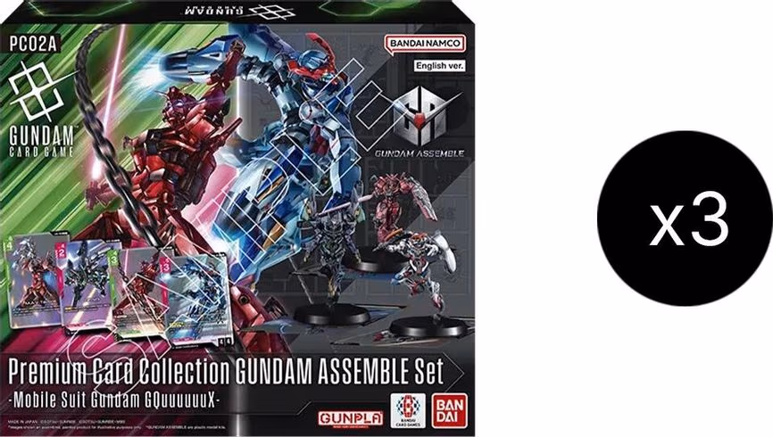 Premium Card Collection GUNDAM ASSEMBLE Display - Mobile Suit Gundam: GQuuuuuuX- [PC02A]