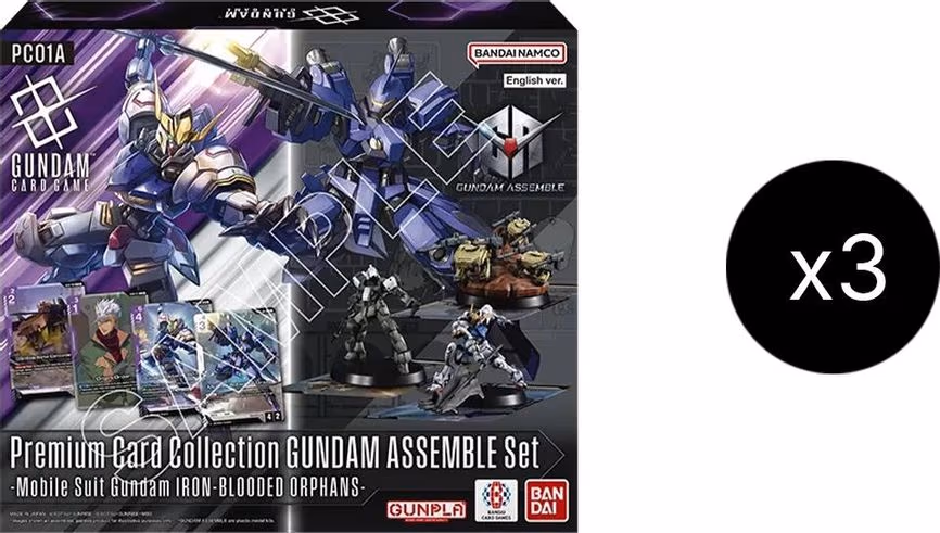 Premium Card Collection GUNDAM ASSEMBLE Display - Mobile Suit Gundam: Iron-Blooded Orphans - [PC01A]