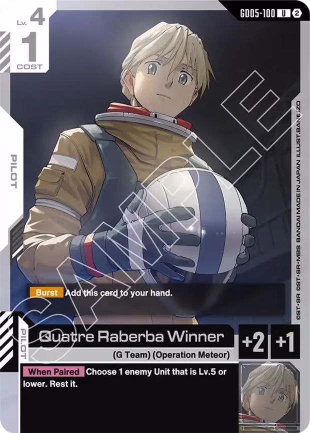 Quatre Raberba Winner - Uncommon (GD05-100)
