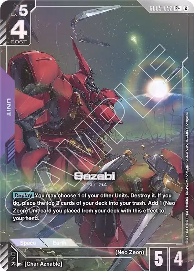 Sazabi (R+) - R+ (GD05-052)