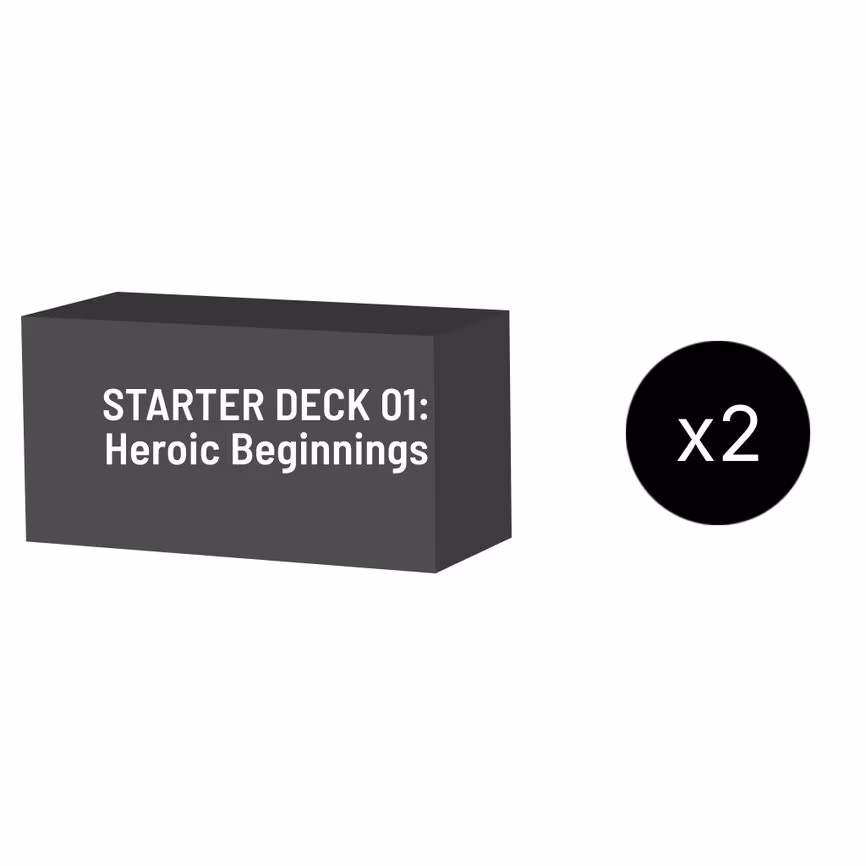 Starter Deck 01: Heroic Beginnings - Gundam Assemble Starter Set Display Case